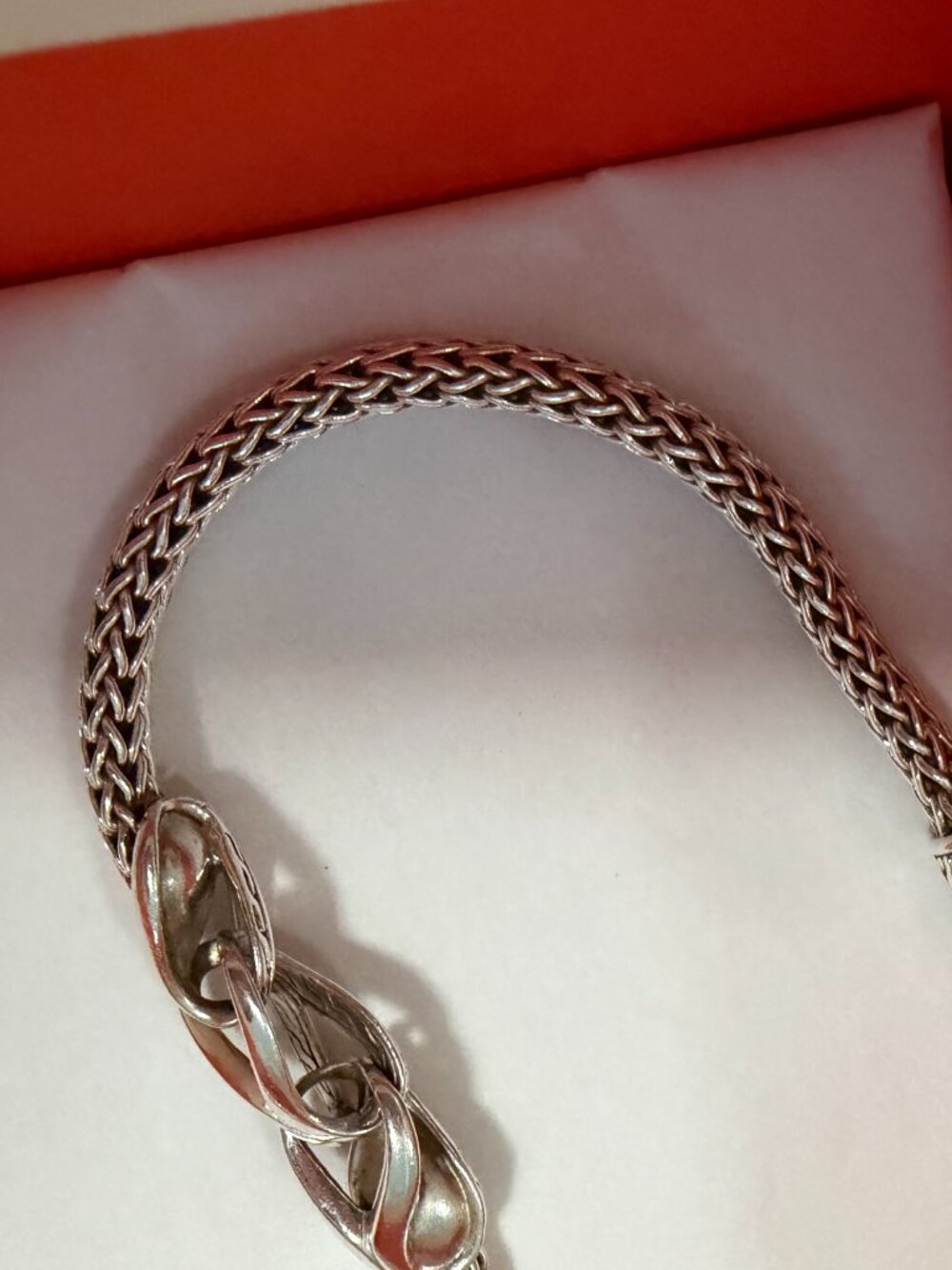 John Hardy LIKE NEW  Sterling silver 5mm bracelet - Picture 2 of 14